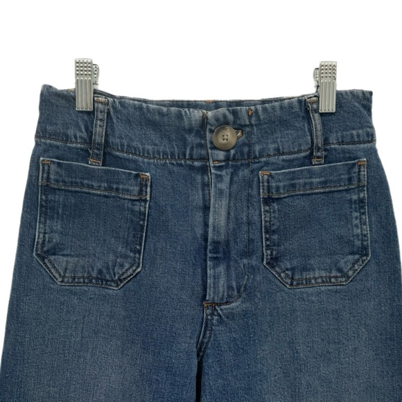 Anthropologie Pilcro The Skipper Wide-Leg Cropped Jeans Petite 25 - Picture 6 of 14